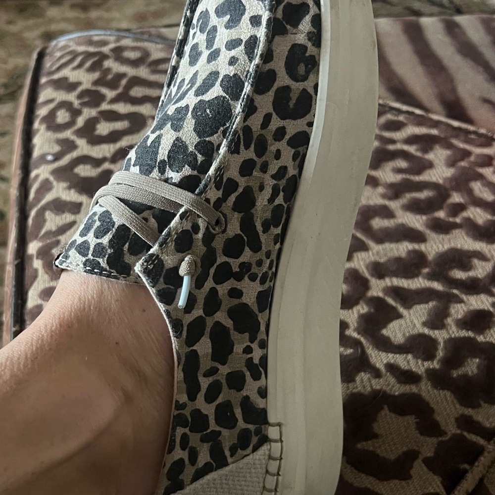 Hey Dude Leopard Print Women's Shoes
